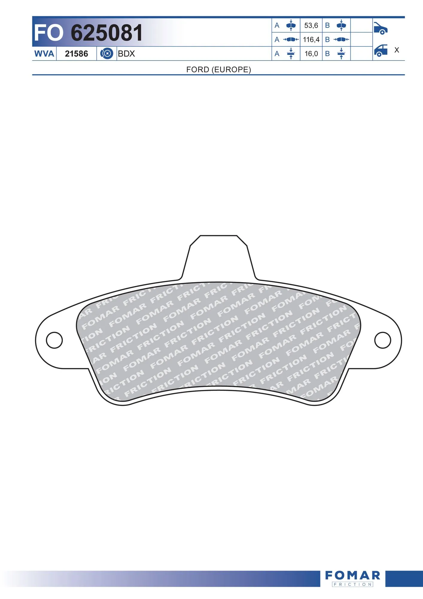 Brake Pad Set, disc brake